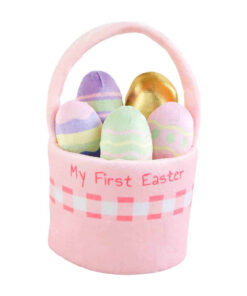 Mud Pie My First Easter Basket Plush Set