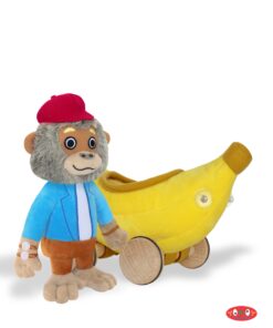 Yottoy Bananas Gorilla Soft Toy w/ Banana Mobile